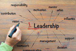 Leadership photo illustration