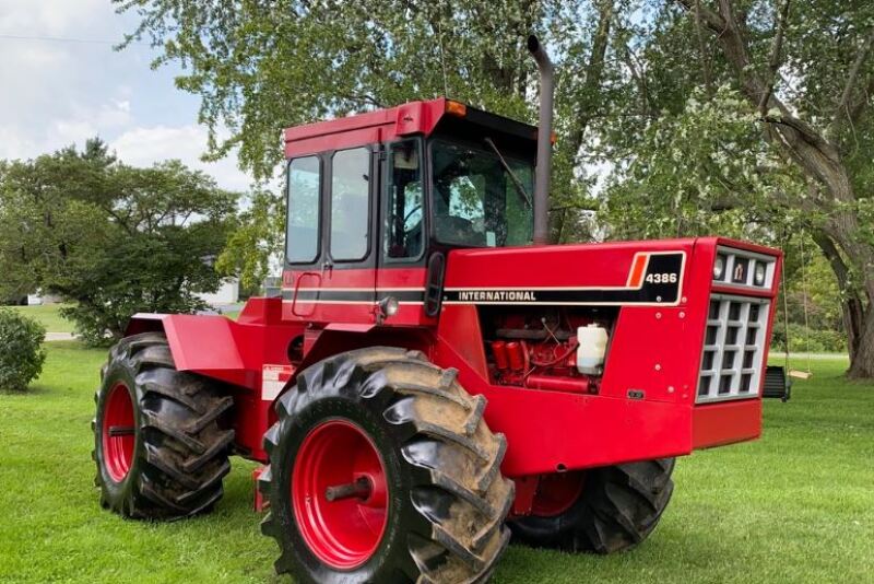 This tractor sold for a record price, just eclipsing what the same tractor sold for 8 years ago at auction