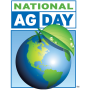 National Ag Day logo with image of Earth