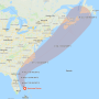 Hurricane Dorian is currently expected to reach the Carolinas sometime on Thursday.