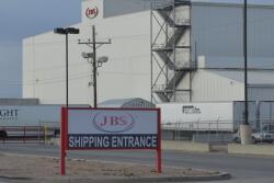 After a software error at a Grand Island, Neb. packing plant caused beef carcasses to be inaccurately reported for grades and weights, JBS is a paying a fine and reimbursing producers who were impacted. The Cactus, Texas plant in the photo was also part of USDA fine for inaccurate weights earlier this year.