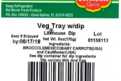 The Food and Drug Administration says more than 200 consumers have become ill after eating certain Del Monte vegetable trays.