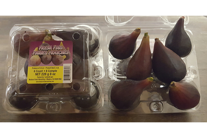 Western Fresh Marketing has a variety of pack options for its figs, including these six-count clamshells for black mission figs.