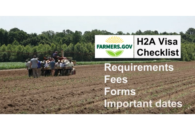 The U.S. Department of Agriculture (USDA) has released a quick and easy checklist tool to aide in the H-2A Agricultural Guest Worker Visa Program process. 