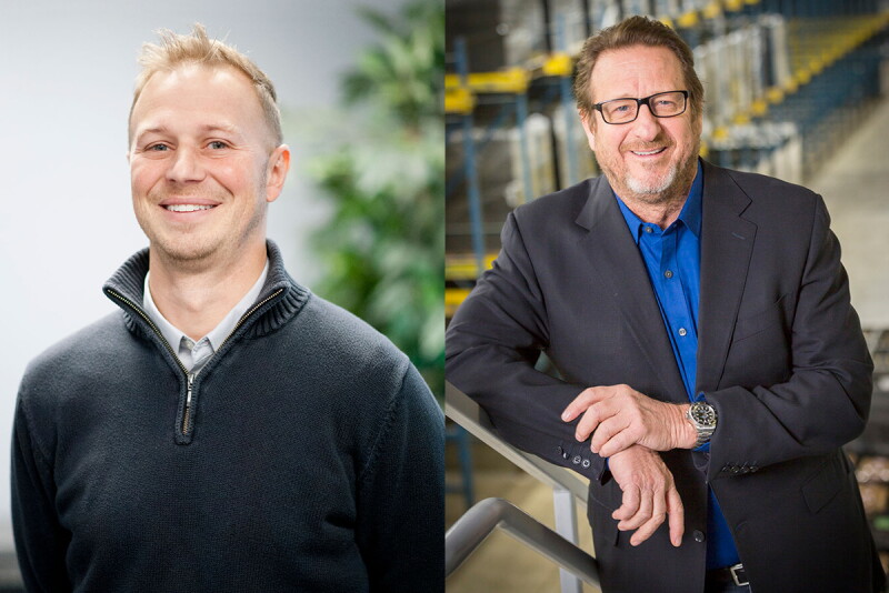 David Caruso, general manager of Caruso Foods, and Jim Caruso, CEO of Caruso USA. 