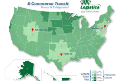 With three cold storage facilities that serve e-commerce companies, RLS Logistics can help them reach consumers in most areas within two days.