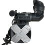 Stock photo of a camera being covered up. 