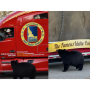 Nothing to see here. Just a bear checking out a 4-ton Idaho potato.