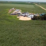 The area hit encompasses 14 million acres of insured crops, including 8.2 million corn acres and 5.6 million acres of soybeans