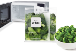 Temkin International has new microwaveable packaging called u-Vent.