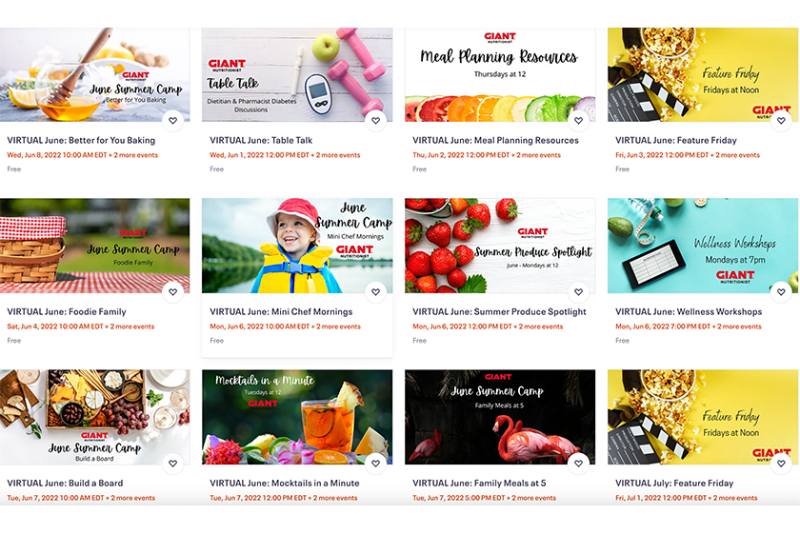 nutrition zoom classes