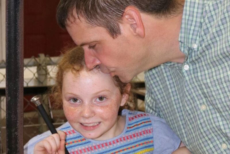 Chad Carr and daughter