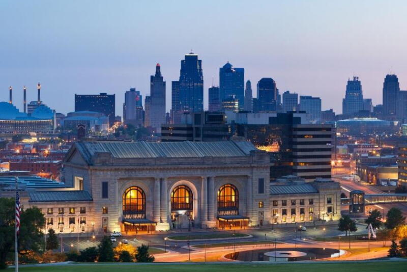Kansas City skyline.