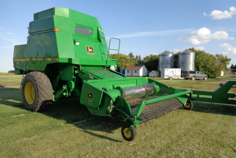 This pull-type combine sold on July 17.