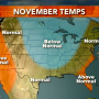 Shots of cold air all month means November could end up being colder than normal.