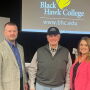 Dan Shike, Dan Hoge and Jennifer Shike at Black Hawk College East Campus