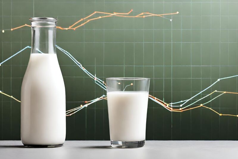 Milk production remains strong despite lower cow numbers due to milk production per cow holding well. Culling has not yet increased as much as anticipated. 