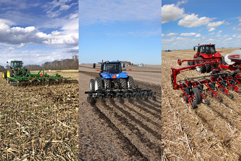 several reduced tillage practices include vertical-till, strip-till, zone-till, and no-till