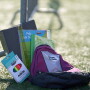 Lipman backpack drive. Photo courtesy Lipman Family Farms
