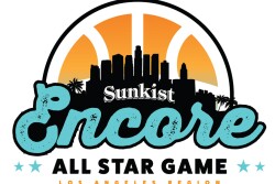 Encore All-Star Games 2023 logo, sponsored by Sunkist Growers