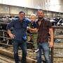 Tom Gallagher with dairy producer