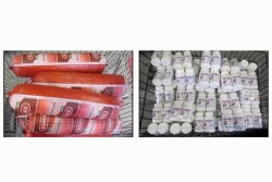CBP seizure of bologna and Tramadol pills