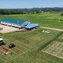 There are 10 different species of forage grasses, four species of turf grasses, and two species of legumes being evaluated.