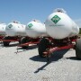 Tanks of anhydrous ammonia