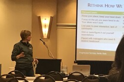 “First things first, when you get new people, it is absolutely paramount that we start them off on the right foot. I call it ‘Day 1 Care for Humans,’” said Erin Wagoner, associate director of human resources for The Maschhoffs, during the 2019 Missouri Pork Expo.