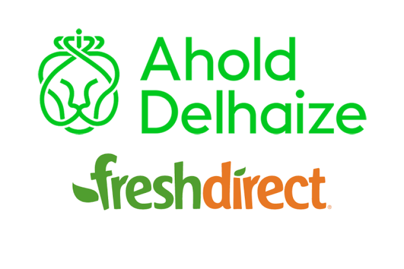 FreshDirect Ahold Delhaize logos