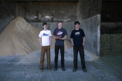 The next generation of NDA dairy farmers on Coldstream Farms in Deming, Wash.  From left to right: Luke Smith, Garrett Smith, Landon Smith
 