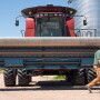 Farmer Roy Pfaltzgraff and Combine
