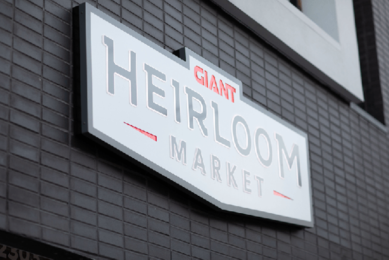 The first Giant Heirloom Market opened Jan. 25, and three more locations are coming soon.