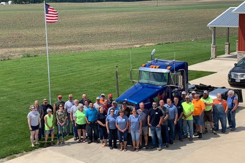 Via @MichligGrain "One last group picture of the Michlig crew! Thanks to everyone in our community and all of our customers for all of your support and business over the years. We couldn’t have done this without you"