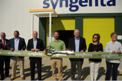 Syngenta hosted a contingency of farmers, scientists and industry officials last week for a ribbon-cutting ceremony that capped the unveiling of its new Trait Conversion Accelerator facility near Nampa, Idaho.