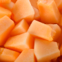 cut cantaloupe