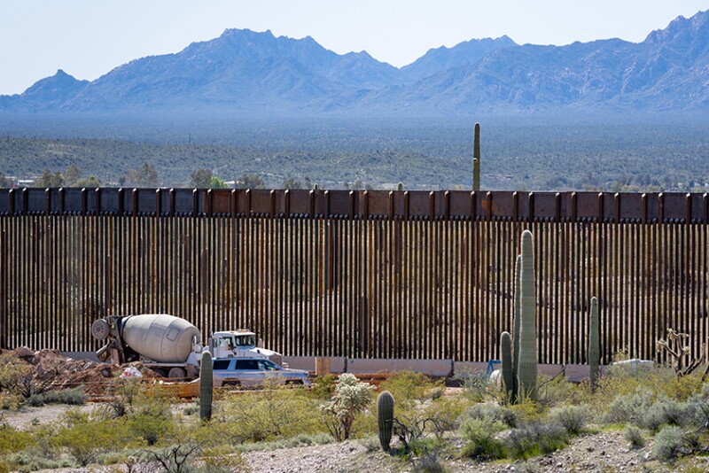 Border Wall Lukeville, AZ