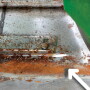 Small Hole in Combine Header Trough 