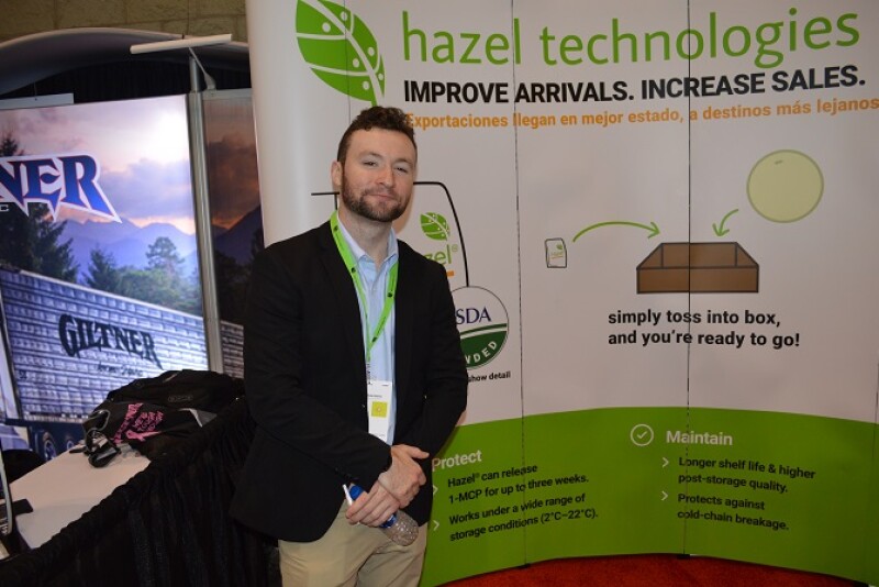 Patrick Flynn, co-founder of Chicago, Ill., -based Hazel Technologies Inc.
