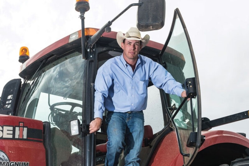 Cody Goodknight, 31, runs a diversified operation with cattle, row crops and a custom farming business. He is the winner of the 2017 Tomorrow’s Top Producer Horizon Award, which recognizes his leadership as a young farmer.