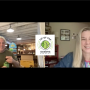 two people and a logo