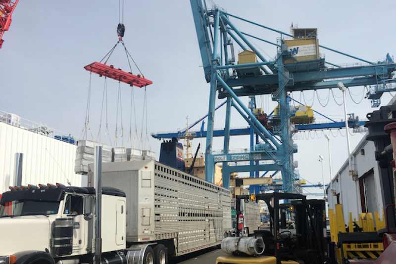 Port of Wilmington is about to receive modernized cargo handling equipment.