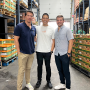 From left: Richard Armata, Matthew Park and Justin Leis of C and J Brothers.