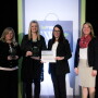 Macey Wessels (far left) and Shelly Boshart Davis are the 2020 Executive Women in Agriculture Trailblazer Award winners. Corteva Agriscience's Monica Sorribas and Top Producer Editor Sara Schafer congratulate them at the 2020 Top Producer Summit.