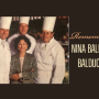 Nina Balducci, with chefs (left to right) Cosmo Nero, Hartley Samet and Vittorio Giacometti, was featured on the cover of her winter 1993 Balducci's catalog.