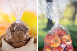 A new plant-based bag closure is available from Bedford Industries.