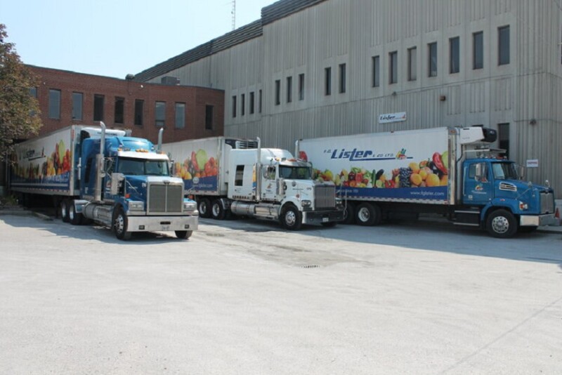 trucks docked