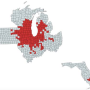 The 2018 distribution map of tar spot infections confirmed in the U.S.