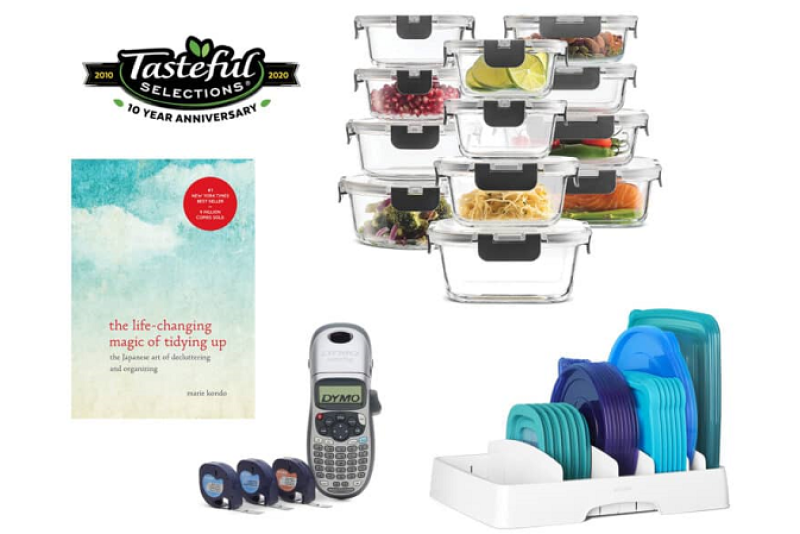 Tasteful Selection's July prize package features kitchen organization items.