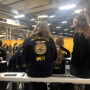 FFA members listening to National 4-H Horse Judging Contest Critique